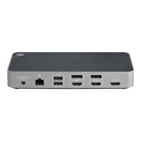 Produktbild för StarTech.com USB-C Triple Monitor Docking Station - HDMI/DP Triple 4k USB-C Dock - 5x USB Hub - GbE - 100W PD - Universal Multi Monitor Docking Station - Thunderbolt 3/4 Compatible (116E-USBC-DOCK) - dockningsstation - USB-C - 1GbE