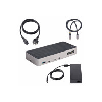 Produktbild för StarTech.com USB-C Triple Monitor Docking Station - HDMI/DP Triple 4k USB-C Dock - 5x USB Hub - GbE - 100W PD - Universal Multi Monitor Docking Station - Thunderbolt 3/4 Compatible (116E-USBC-DOCK) - dockningsstation - USB-C - 1GbE