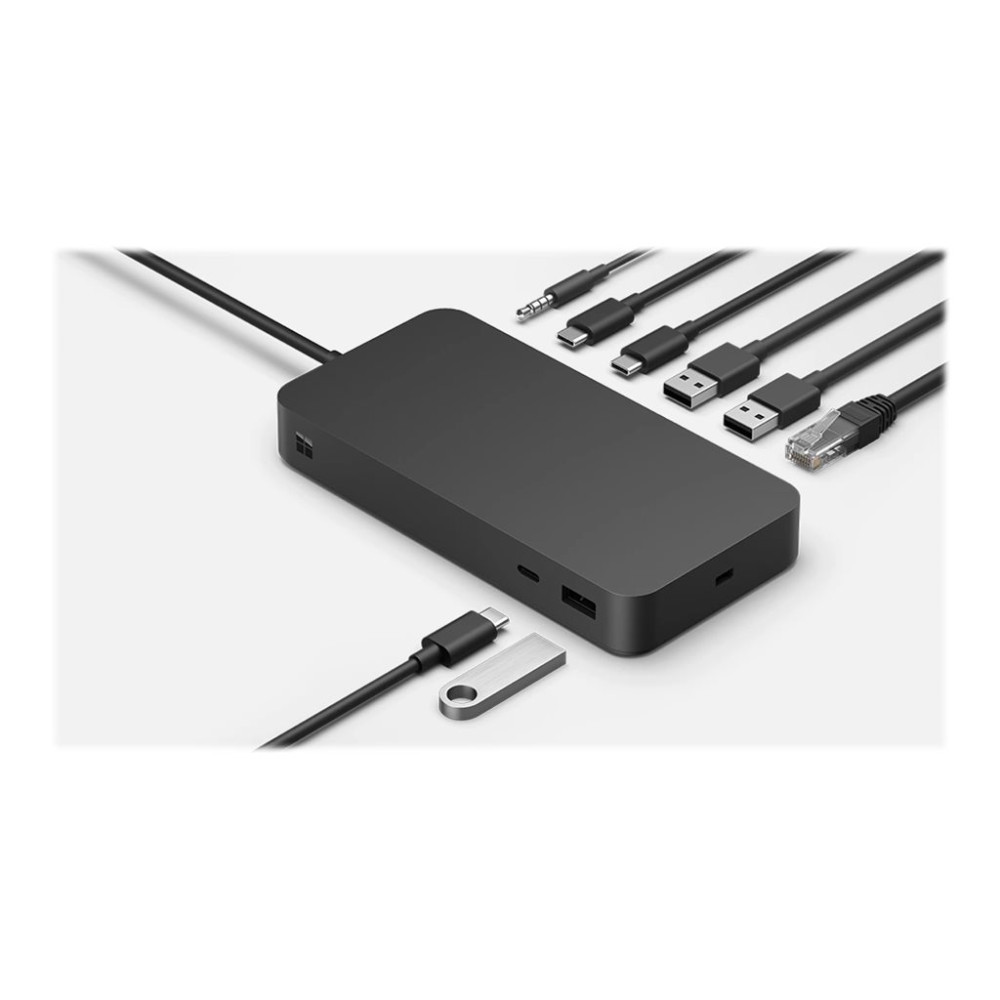 Produktbild för Microsoft Surface Dock - dockningsstation - Thunderbolt 4 - 3 x Thunderbolt - 1GbE, 2.5GbE