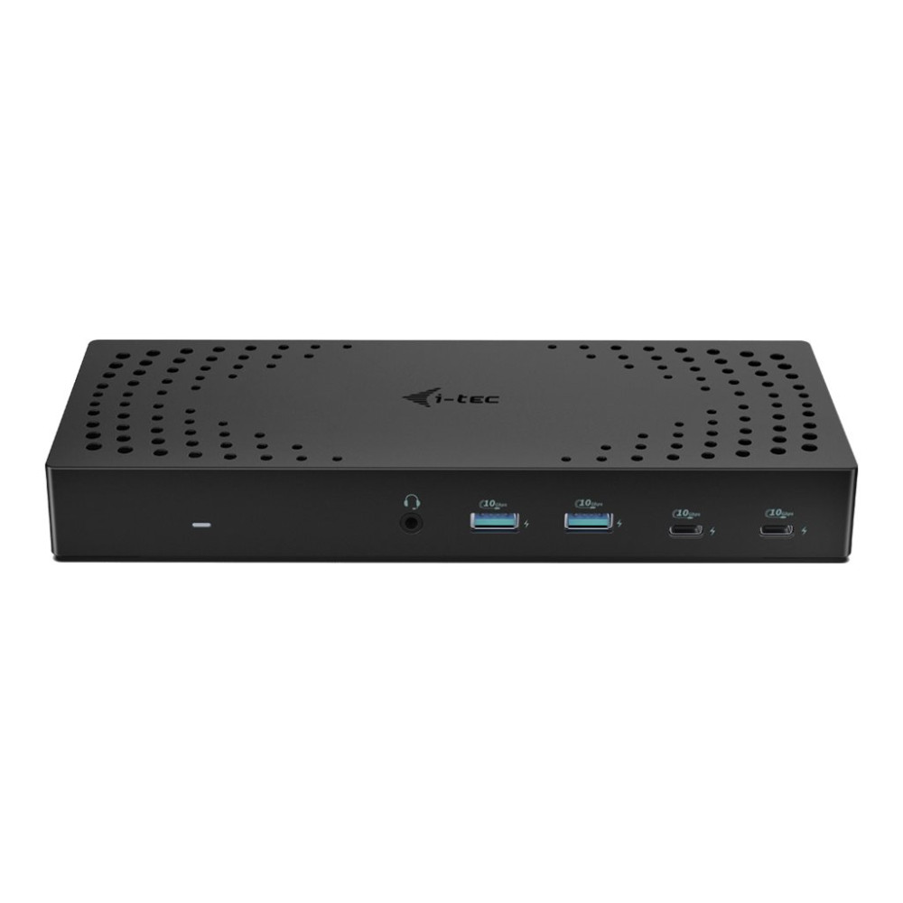 Produktbild för i-Tec - dockningsstation - USB-C / USB4 / USB 3.0 Thunderbolt 3 / Thunderbolt 4 - 2 x DP, 3 x HDMI - 1GbE