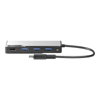 Produktbild för ALOGIC USB-C Fusion CORE 5-in-1 Hub V2 - dockningsstation - USB-C 3.1 Gen 1 - HDMI
