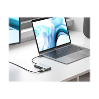 Produktbild för ALOGIC USB-C Fusion CORE 5-in-1 Hub V2 - dockningsstation - USB-C 3.1 Gen 1 - HDMI