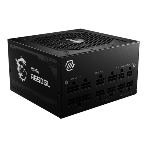 MSI MSI MAG A650GL - nätaggregat - 650 Watt