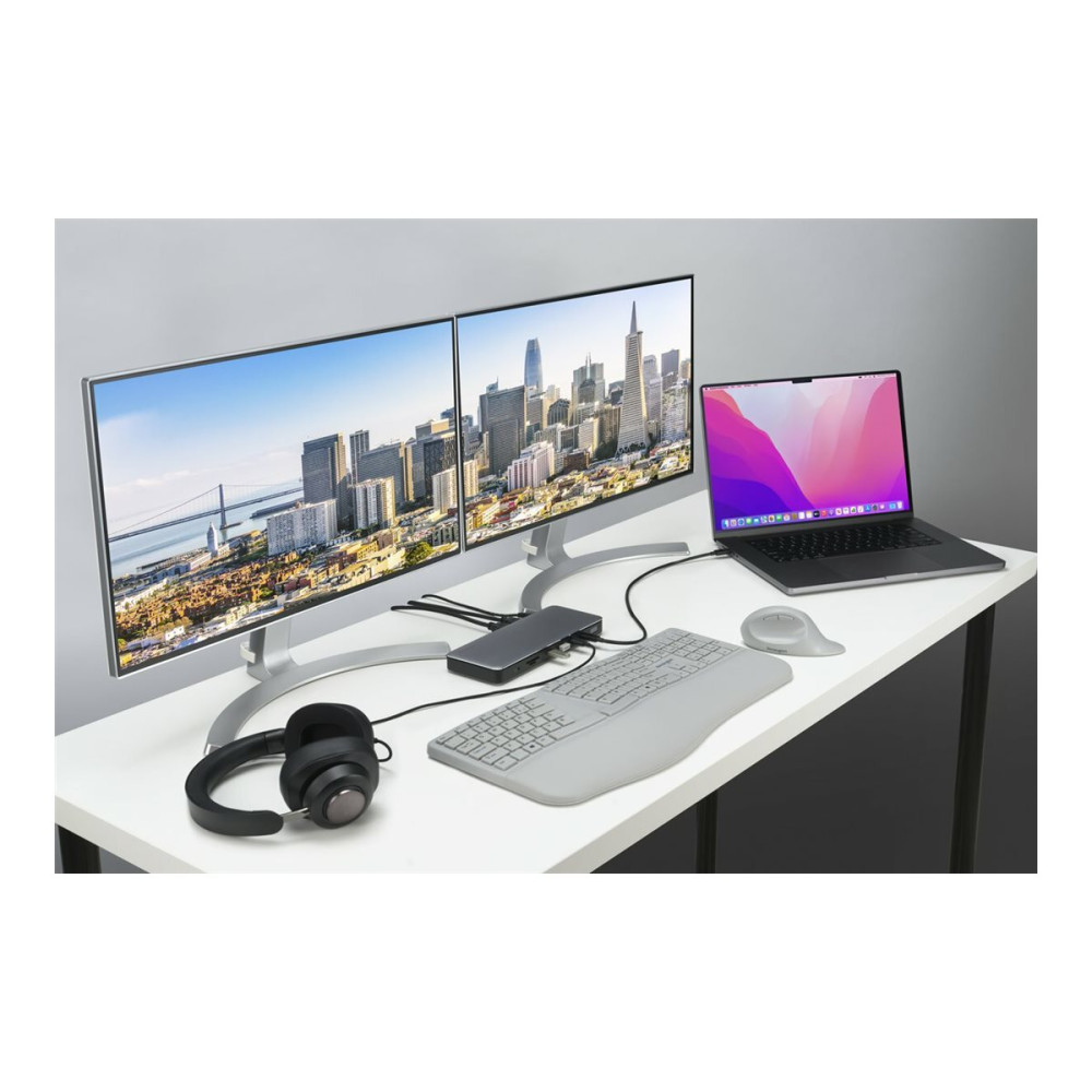 Produktbild för Kensington SD5760T - dockningsstation - USB-C / USB4 / Thunderbolt 3 / Thunderbolt 4 - 2 x HDMI, Thunderbolt - 1GbE
