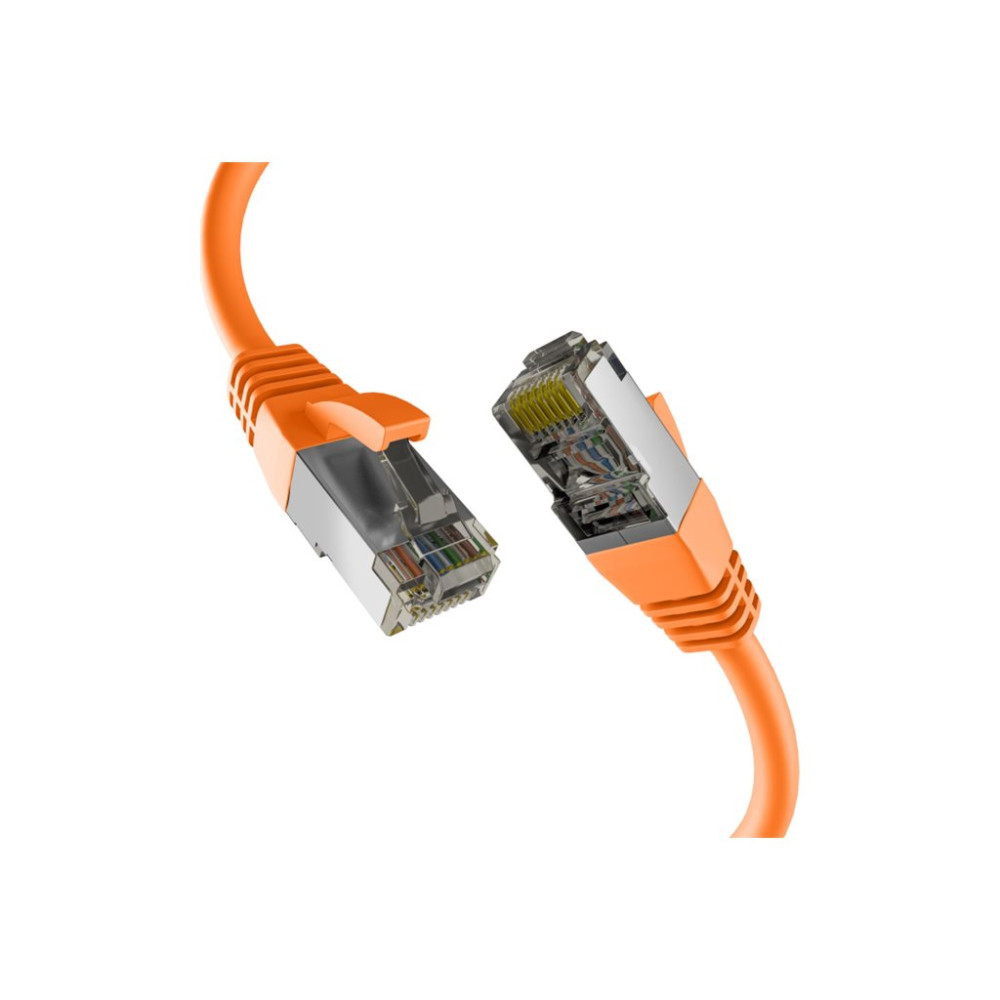 Produktbild för EFB-Elektronik patch-kabel - 25 cm - orange
