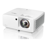 Produktbild för Optoma UHZ35ST - DLP-projektor - bärbar - 3D - vit