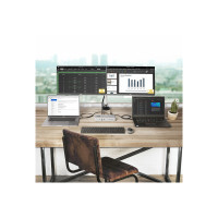 Produktbild för StarTech.com Dual-Laptop USB-C KVM Docking Station, Dual Monitor 4K 60Hz DisplayPort Dock, 5-Port USB Hub, GbE, 90W/45W Power Delivery to Two Laptops, Windows/Mac, 2-Host KVM Dock - dockningsstation - USB-C 3.2 Gen 2 - 2 x DP - 1GbE - TAA-kompatibel