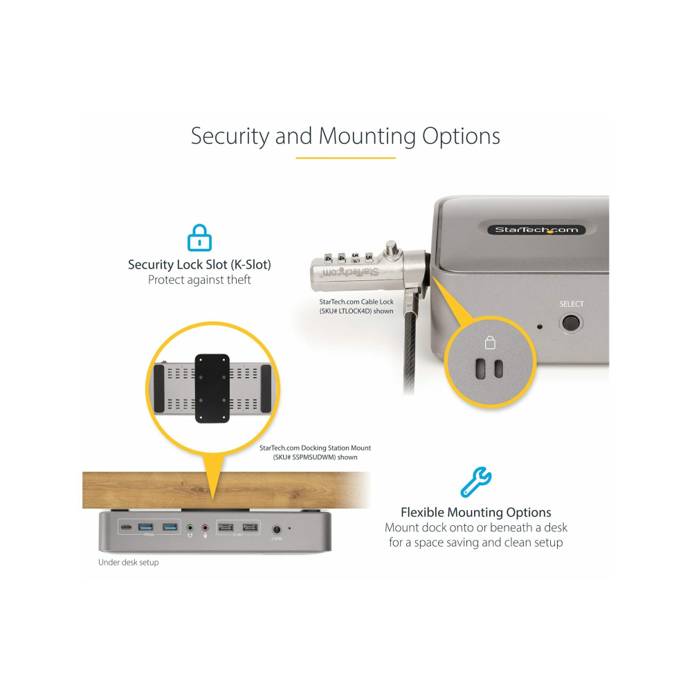 Produktbild för StarTech.com Dual-Laptop USB-C KVM Docking Station, Dual Monitor 4K 60Hz DisplayPort Dock, 5-Port USB Hub, GbE, 90W/45W Power Delivery to Two Laptops, Windows/Mac, 2-Host KVM Dock - dockningsstation - USB-C 3.2 Gen 2 - 2 x DP - 1GbE - TAA-kompatibel