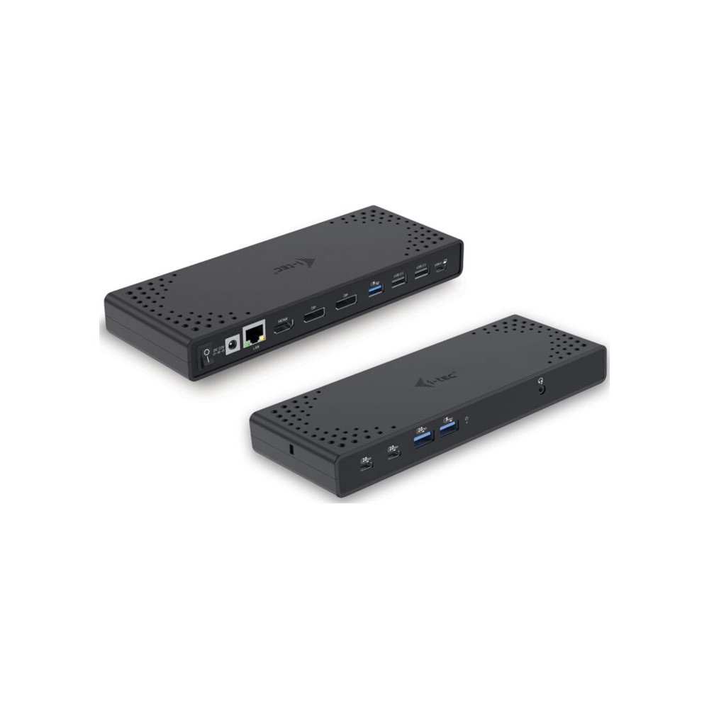 Produktbild för i-Tec - dockningsstation - USB-C / USB4 / Thunderbolt 3 / Thunderbolt 4 - HDMI, 2 x DP++ - 1GbE