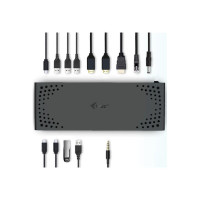 Produktbild för i-Tec - dockningsstation - USB-C / USB4 / Thunderbolt 3 / Thunderbolt 4 - HDMI, 2 x DP++ - 1GbE