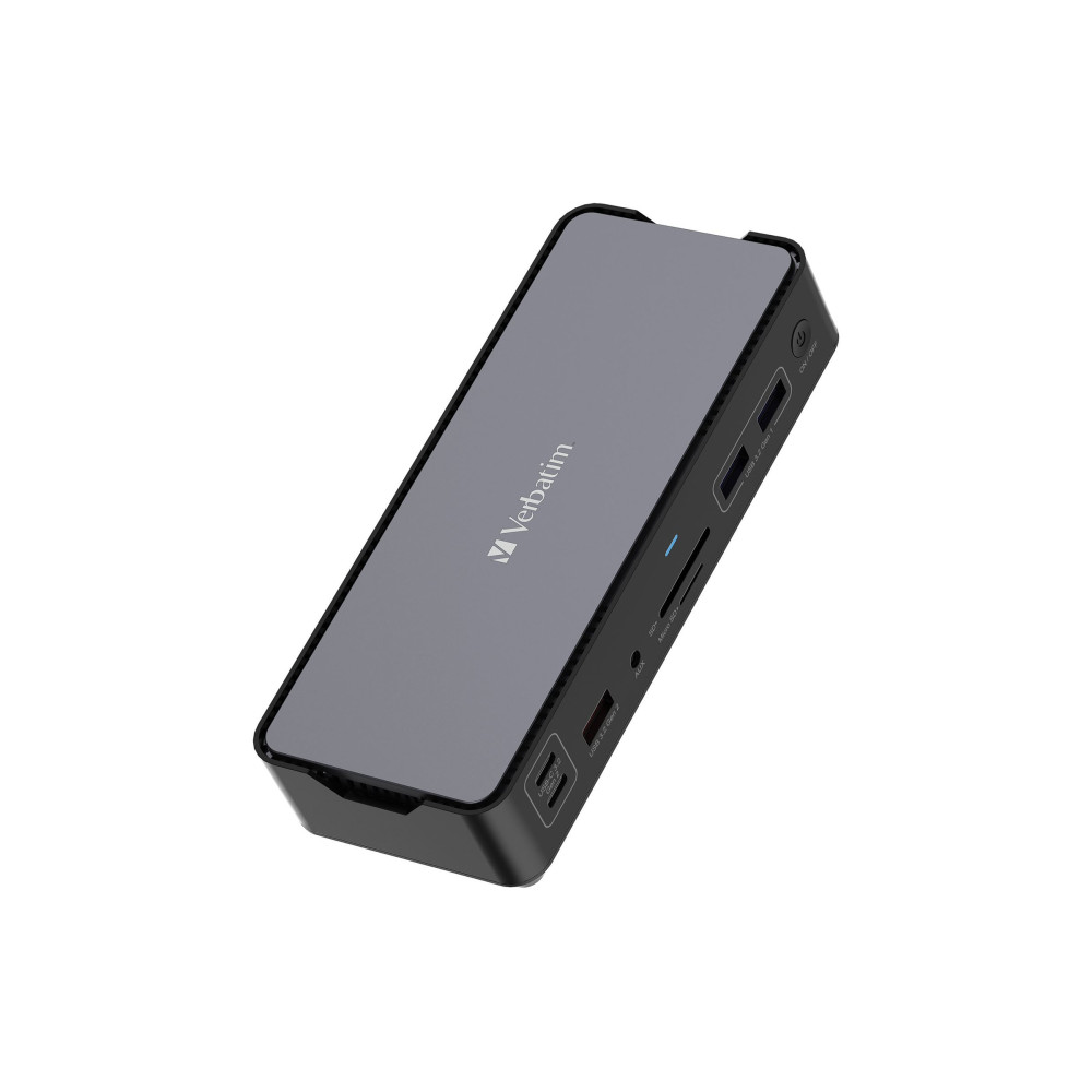 Produktbild för Verbatim Pro - dockningsstation - USB-C - 2 x HDMI, DP - 1GbE