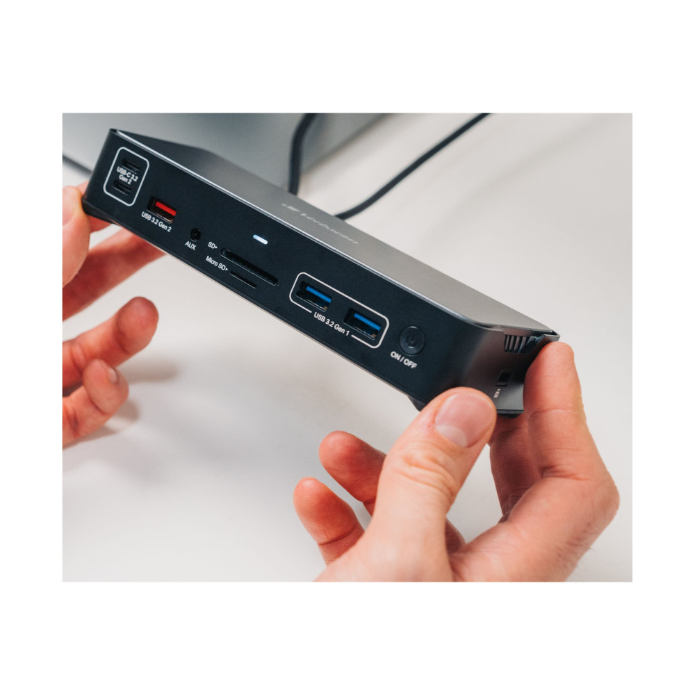 Produktbild för Verbatim Pro - dockningsstation - USB-C - 2 x HDMI, DP - 1GbE