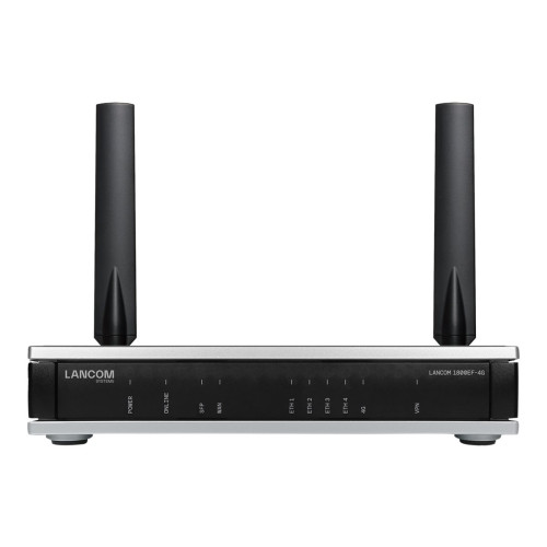 Lancom Systems LANCOM 1800EF-4G - trådlös router - DSL/WWAN - Wi-Fi 6 - 4G, 3G - skrivbordsmodell
