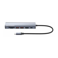 Produktbild för Manhattan - dockningsstation - USB-C - HDMI - 1GbE