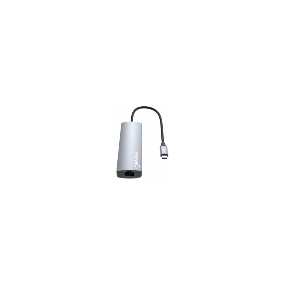 Produktbild för Manhattan - dockningsstation - USB-C - HDMI - 1GbE