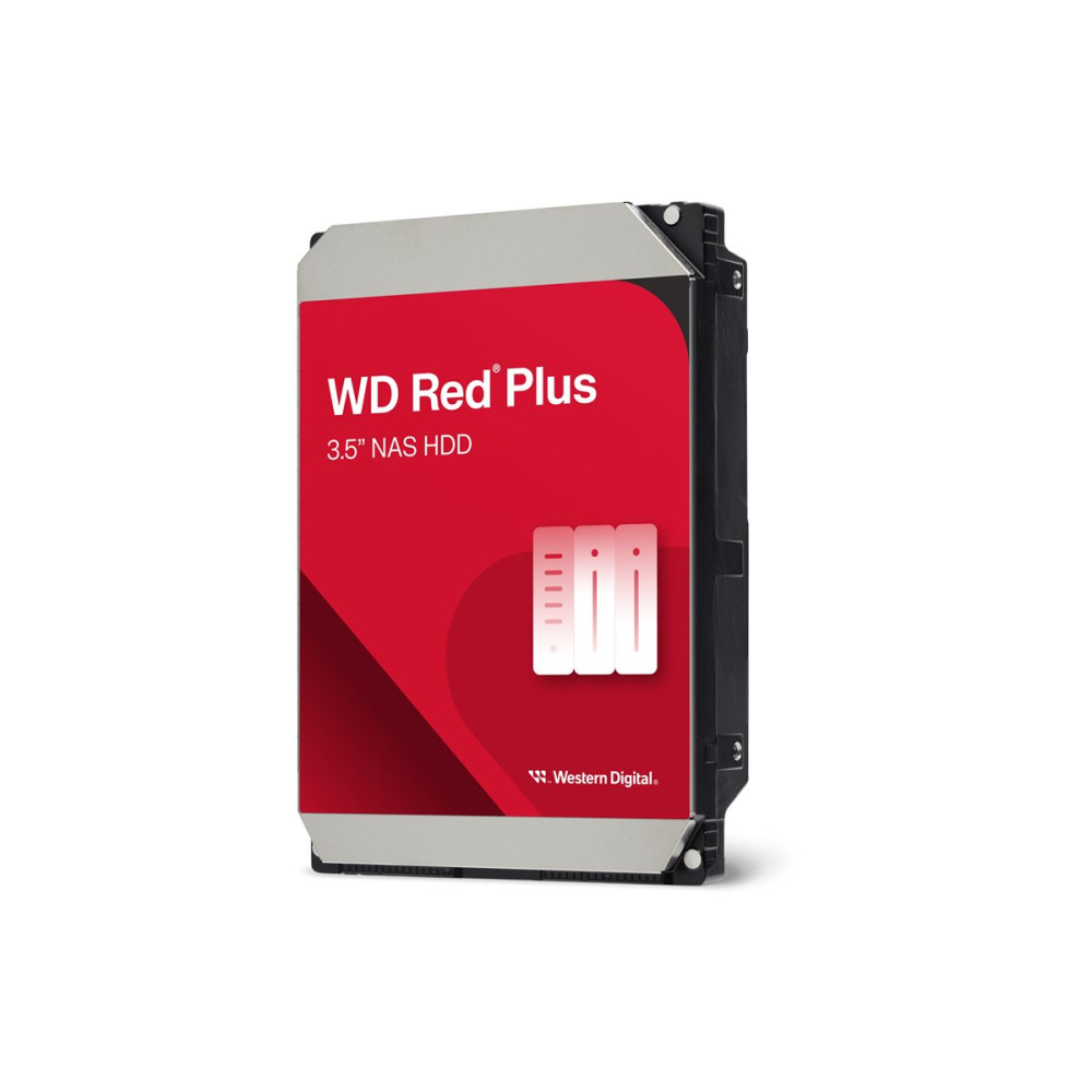 Produktbild för WD Red Plus WD60EFPX - hårddisk - 6 TB - SATA 6Gb/s