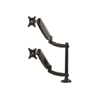 Produktbild för Fellowes Platinum Monitor Arm monteringssats - justerbar arm - för 2 monitorer - svart