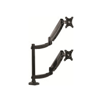 Produktbild för Fellowes Platinum Monitor Arm monteringssats - justerbar arm - för 2 monitorer - svart