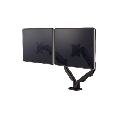 FELLOWES Fellowes monteringssats - justerbara dubbla armar - för 2 monitorer - svart, RAL 9017