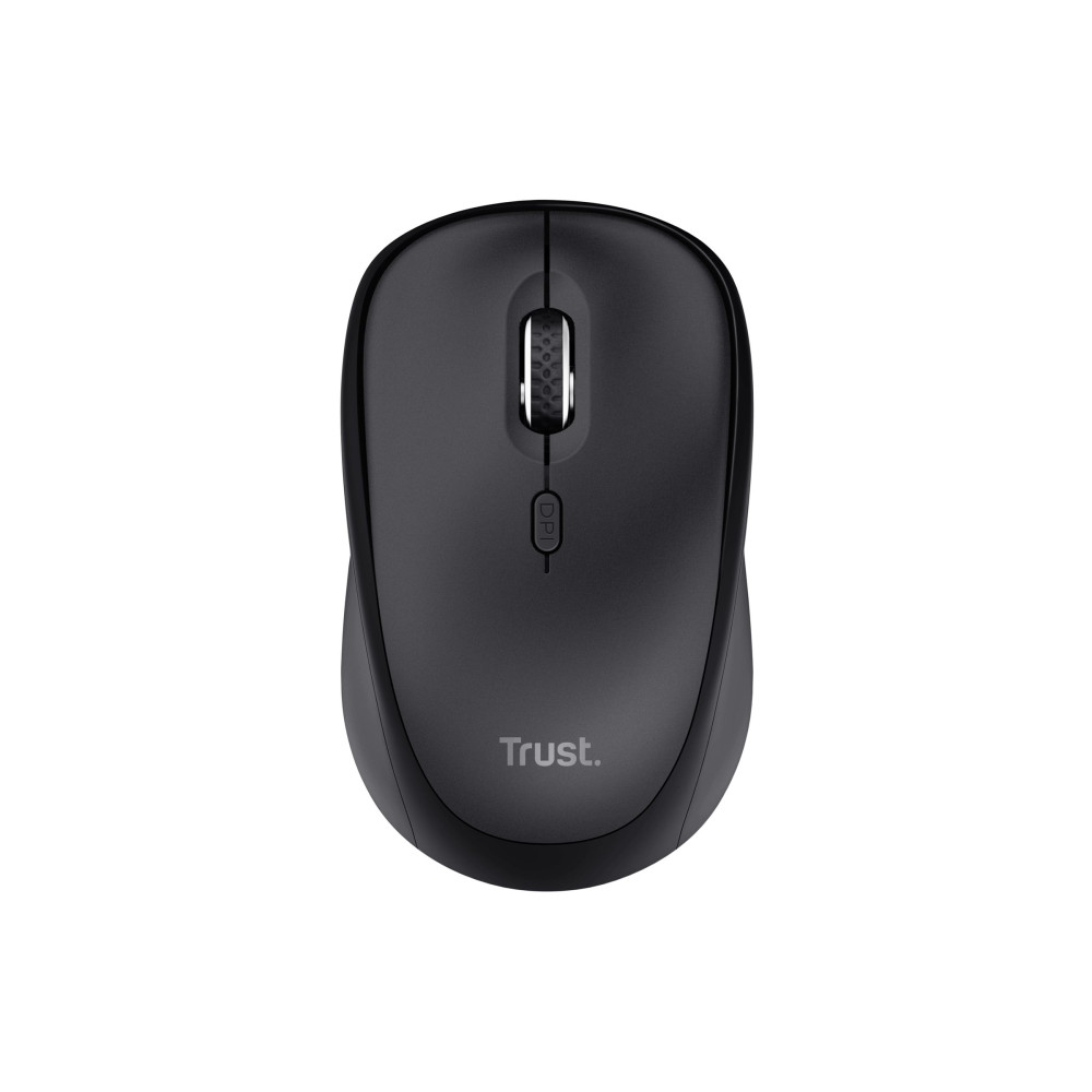Produktbild för Trust TKM-360 - sats med tangentbord och mus - tyst - QWERTY - Nordisk - svart Inmatningsenhet