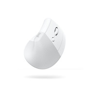 Produktbild för Logitech Lift for Business - vertikal mus - Bluetooth, 2.4 GHz - offwhite
