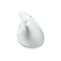 Produktbild för Logitech Lift for Business - vertikal mus - Bluetooth, 2.4 GHz - offwhite