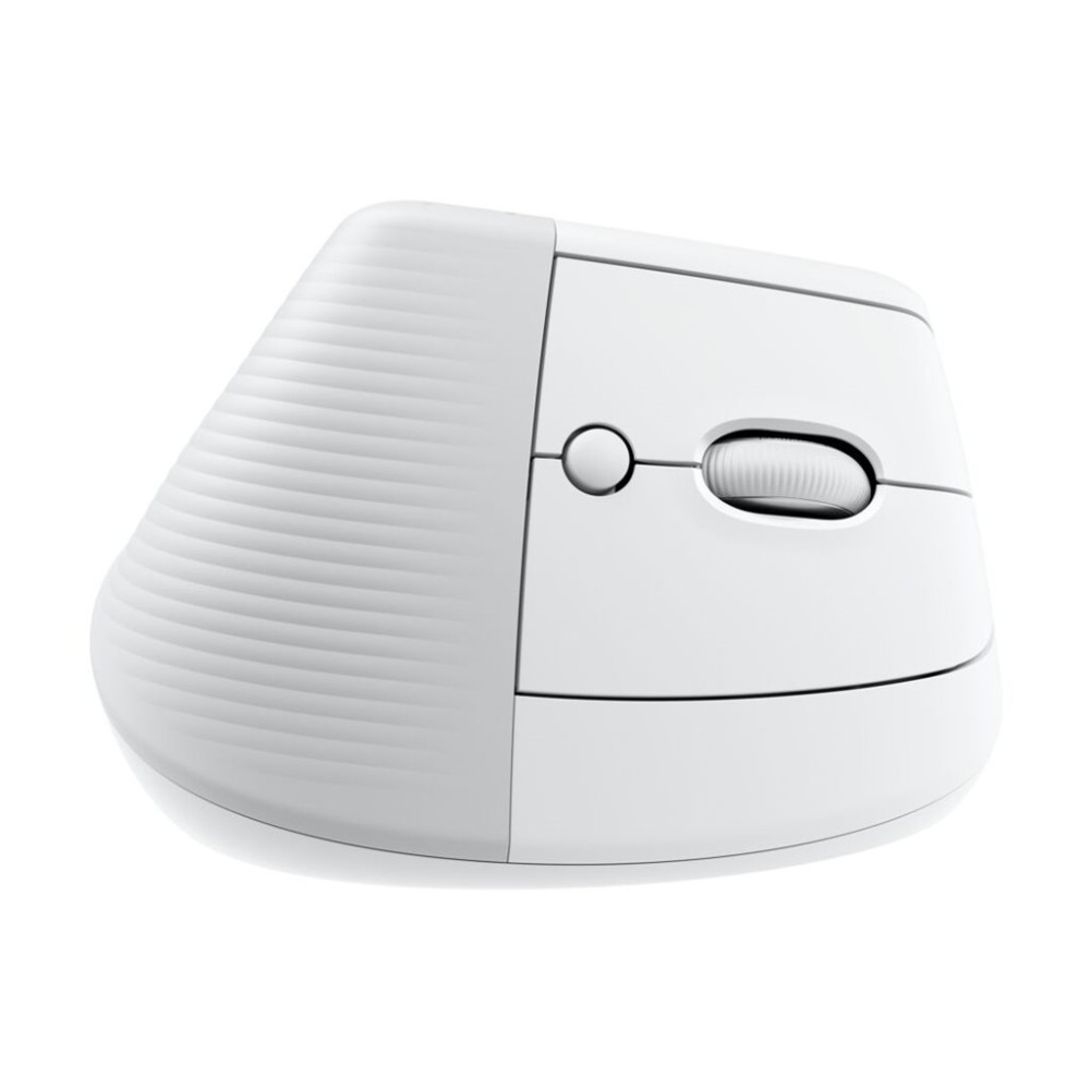 Produktbild för Logitech Lift for Business - vertikal mus - Bluetooth, 2.4 GHz - offwhite