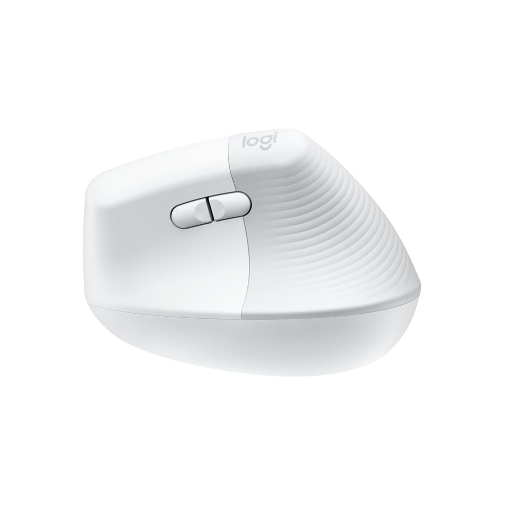 Produktbild för Logitech Lift for Business - vertikal mus - Bluetooth, 2.4 GHz - offwhite