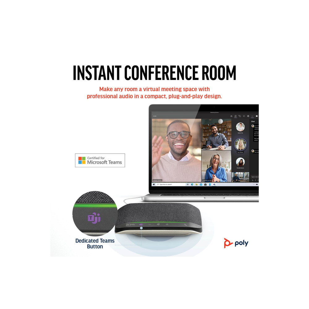 Produktbild för HP Poly Sync 10 - högtalartelefon - USB-A, USB-C