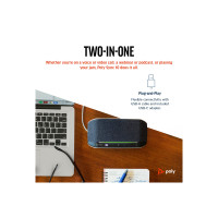 Produktbild för HP Poly Sync 10 - högtalartelefon - USB-A, USB-C