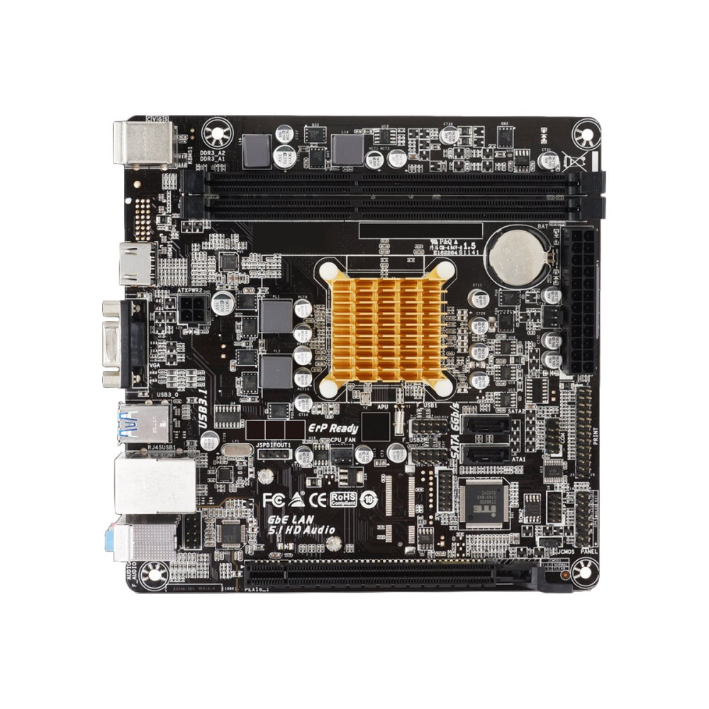 Produktbild för Biostar A68N-2100K - moderkort - mini ITX - AMD E1 6010