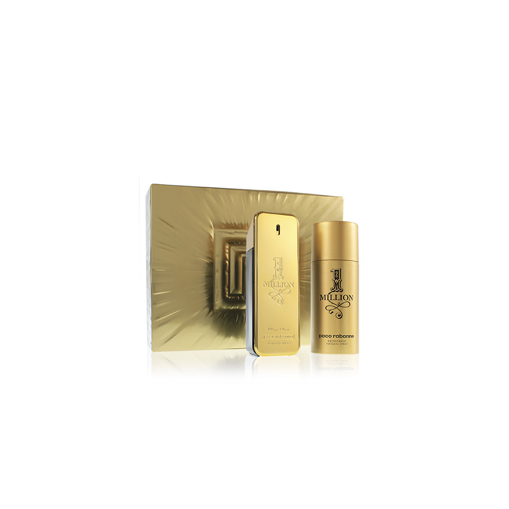 Produktbild för Paco Rabanne 1 Million eau de toilette for men 100 ml + deospray 150 ml gift set