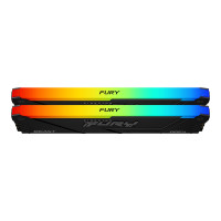 Produktbild för Kingston FURY Beast RGB - DDR4 - sats - 64 GB: 2 x 32 GB - DIMM 288-pin / PC4-25600 - ej buffrad