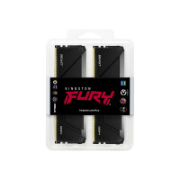 Produktbild för Kingston FURY Beast RGB - DDR4 - sats - 64 GB: 2 x 32 GB - DIMM 288-pin / PC4-25600 - ej buffrad