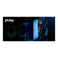 Produktbild för Kingston FURY Beast RGB - DDR4 - sats - 64 GB: 2 x 32 GB - DIMM 288-pin / PC4-25600 - ej buffrad