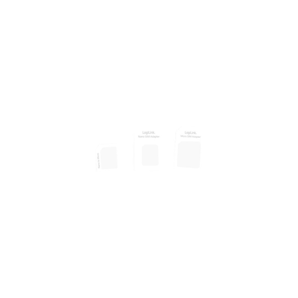 Produktbild för LogiLink Dual SIM Card Adapter - SIM-kortadaptersats