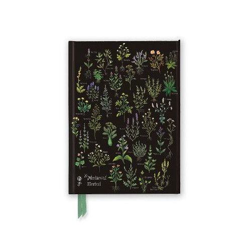 Flame Tree Publishing Anna Stead: A Medieval Herbal (Foiled Journal) (inbunden, eng)