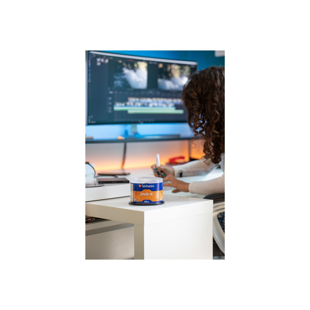 Produktbild för Verbatim - DVD-R x 50 - 4.7 GB - lagringsmedier
