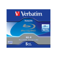 Produktbild för Verbatim DataLife - BD-R x 5 - 25 GB - lagringsmedier