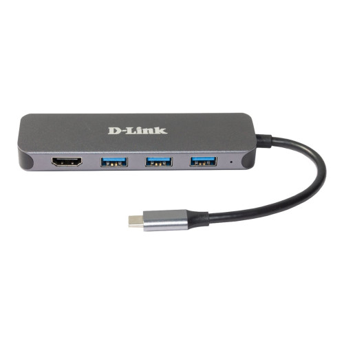 D-Link D-Link DUB-2333 - dockningsstation - USB-C / Thunderbolt 3 - HDMI