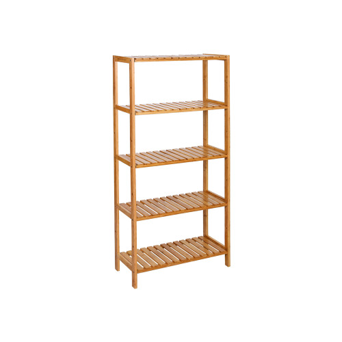 Songmics Bamboo Shelf Natural 130x26x60cm