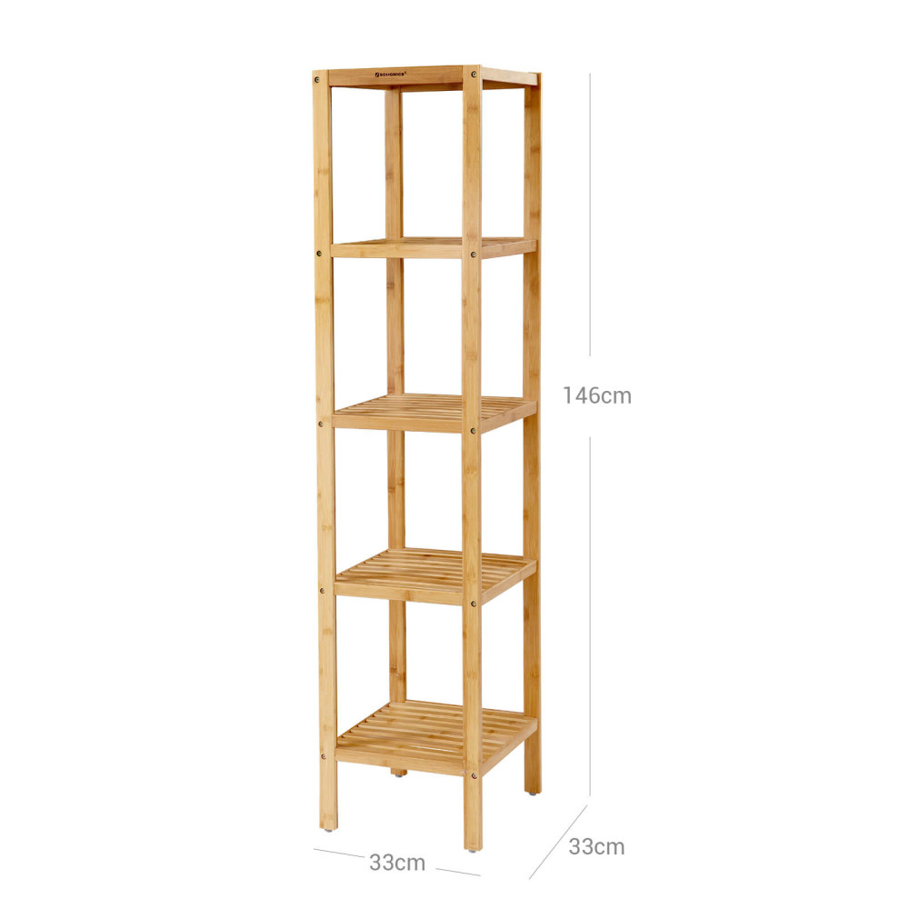 Produktbild för Shelf Natural 33x33x96cm