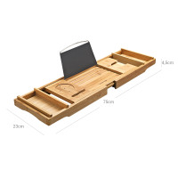 Produktbild för Bathtub Caddy Natural 25x25x25cm
