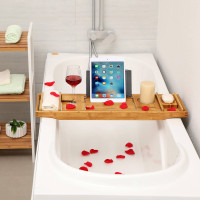 Produktbild för Bathtub Caddy Natural 25x25x25cm
