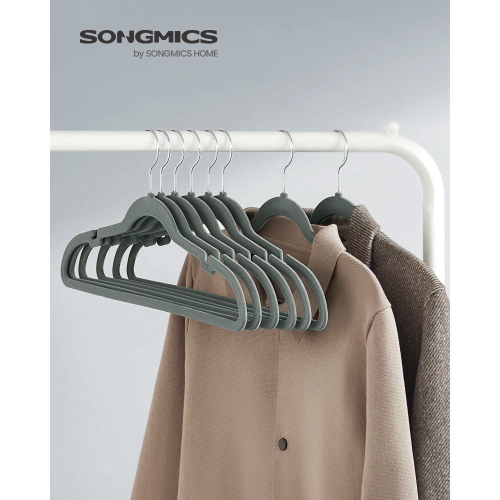 Produktbild för Clothes Hanger Grey 430x6x220cm