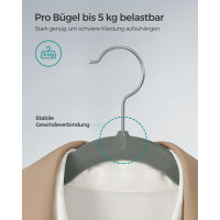Produktbild för Clothes Hanger Grey 430x6x220cm
