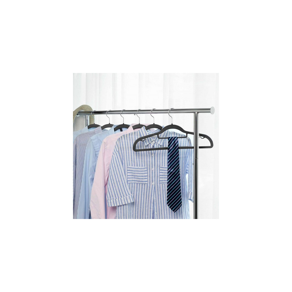 Produktbild för Plastic Clothes Hangers Grey, Silver 42x22x1cm