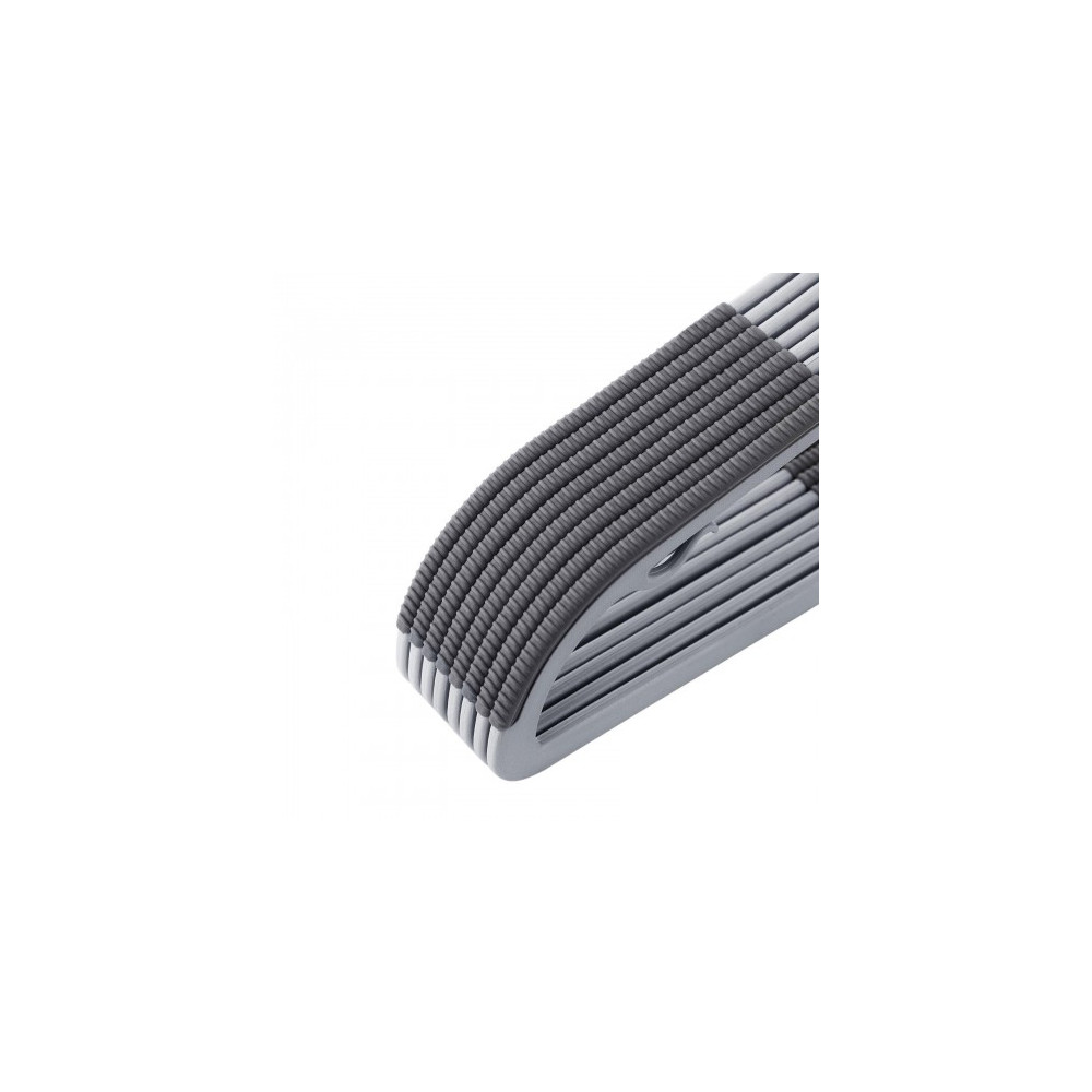 Produktbild för Plastic Clothes Hangers Grey, Silver 42x22x1cm