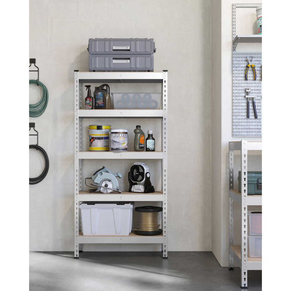 Produktbild för Tool Shelves Silver 150x75x30cm
