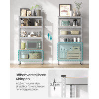 Produktbild för Tool Shelves Silver 150x75x30cm